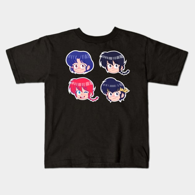 Ranma 1/2 Kids T-Shirt by HeyMrDeath